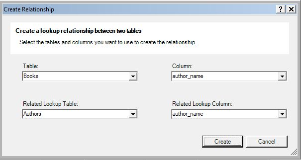 creating relationship